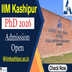 IIM Kashipur PhD Admission Begins for Session 2026; Apply Till February 28